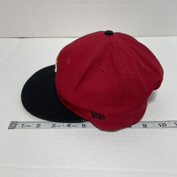 Miami Heat New Era 9FIFTY Hardwood Classics Snapback Red NBA Adjustable Hat cap - Picture 10 of 10